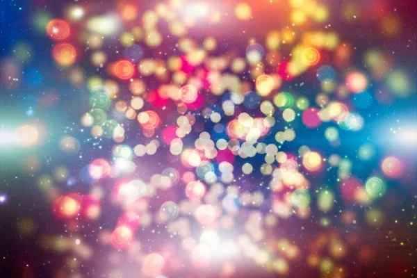 Bokeh Met Multi Kleuren Feestelijke Lights Bokeh Achtergrond Defocused Bokeh — Stockfoto