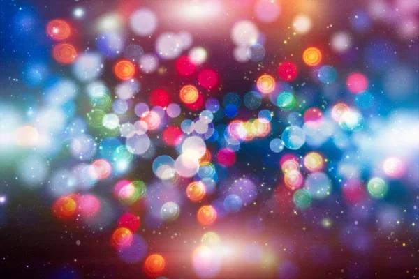 Bokeh Met Multi Kleuren Feestelijke Lights Bokeh Achtergrond Defocused Bokeh — Stockfoto