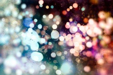 Bokeh çok renkleri, Festival ışıklar bokeh arka plan, Defocused bokeh ışıklar, bulanık bokeh, Bokeh ışık antika arka plan, soyut renkli ufuk nokta, yumuşak odak ile