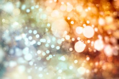 Soyut bokeh arka plan. Arka plan Christmas ışıltılı. Noel arka plan. Parlak Noel arka plan. Sarı Noel arka plan Glitter Noel arka plan.