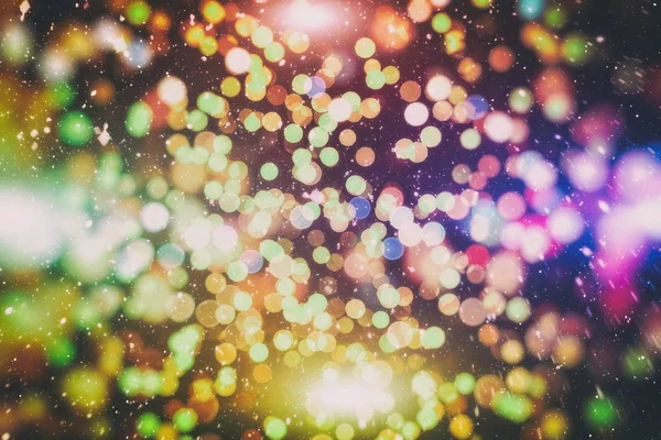 Bokeh Met Multi Kleuren Feestelijke Lights Bokeh Achtergrond Defocused Bokeh — Stockfoto