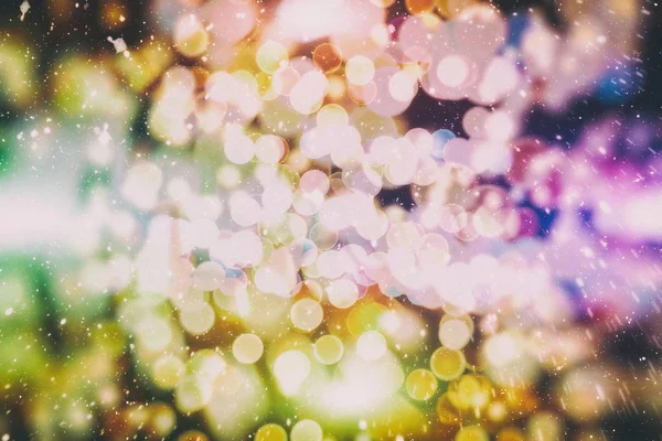 Bokeh Multi Colors Festive Lights Bokeh Background Defocused Bokeh Lights — Stock Photo, Image