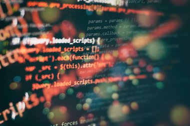 Dizüstü bilgisayarda Web programlama fonksiyonları. Bu iş. Python kod bilgisayar ekranı.