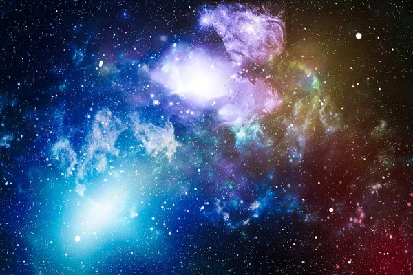 Новая Большая Панорама Заглядывающая Дальний Космос Темное Ночное Небо Полное — стоковое фото