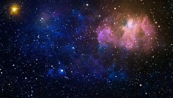 Nueva Gran Panorámica Que Mira Espacio Profundo Cielo Nocturno Oscuro — Foto de Stock