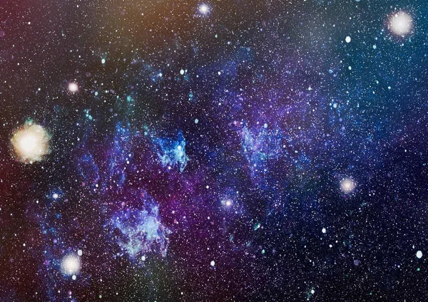 Nova Grande Panorâmica Olhando Para Espaço Profundo Céu Noturno Escuro — Fotografia de Stock