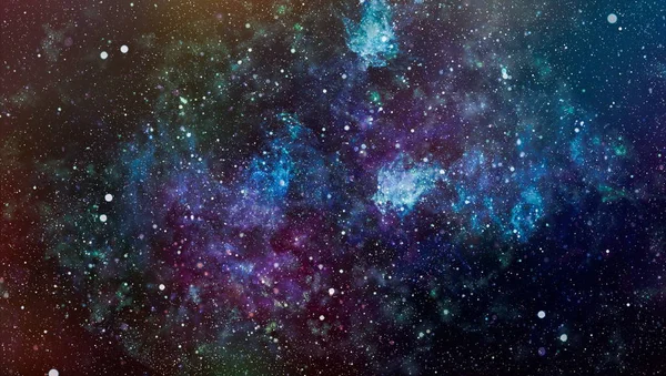 Nueva Gran Panorámica Que Mira Espacio Profundo Cielo Nocturno Oscuro — Foto de Stock
