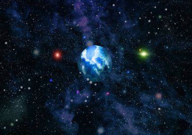 Yıldız dolu gökyüzü. Uzay yıldızları. Cosmos uzay yıldızları, yüksek çözünürlüklü yıldız alanı arka plan. Starry dış mekan arka plan dokusu. Renkli Starry gece gökyüzü dış uzay arka plan