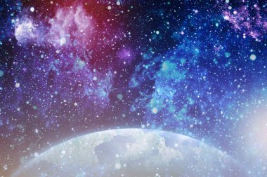 Yıldız dolu gökyüzü. Uzay yıldızları. Cosmos uzay yıldızları, yüksek çözünürlüklü yıldız alanı arka plan. Starry dış mekan arka plan dokusu. Renkli Starry gece gökyüzü dış uzay arka plan