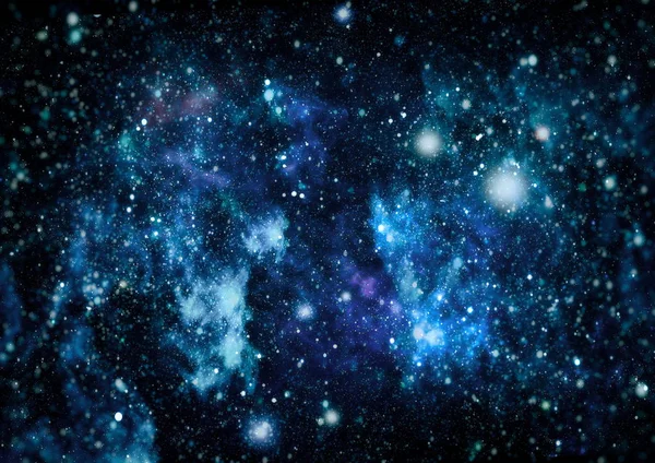 Nova Grande Panorâmica Olhando Para Espaço Profundo Céu Noturno Escuro — Fotografia de Stock