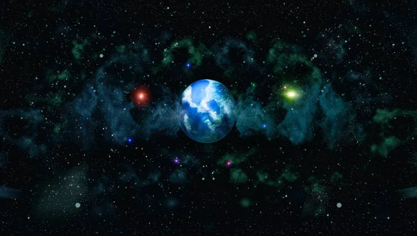 星いっぱいの空 スペーススター コスモススペーススター 高精細スターフィールドの背景 星空の外宇宙の背景テクスチャ カラフルな星空の夜空の宇宙の背景 — ストック写真