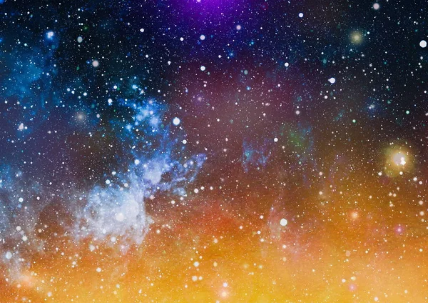 별입니다 코스모스 배경입니다 빛나는 텍스처입니다 다채로운 빛나는 — 스톡 사진