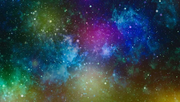 Yıldız Dolu Gökyüzü Uzay Yıldızları Cosmos Uzay Yıldızları Yüksek Çözünürlüklü — Stok fotoğraf