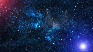 Yıldız dolu gökyüzü. Uzay yıldızları. Cosmos uzay yıldızları, yüksek çözünürlüklü yıldız alanı arka plan. Starry dış mekan arka plan dokusu. Renkli Starry gece gökyüzü dış uzay arka plan