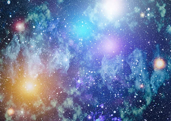 Céu Cheio Estrelas Estrelas Espaciais Estrelas Espaciais Cosmos Fundo Campo — Fotografia de Stock