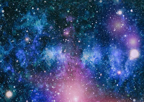 星空充满天空 太空之星 宇宙空间星 高清晰度星领域背景 星状外空间背景纹理 五颜六色的星夜天空外层空间背景 — 图库照片