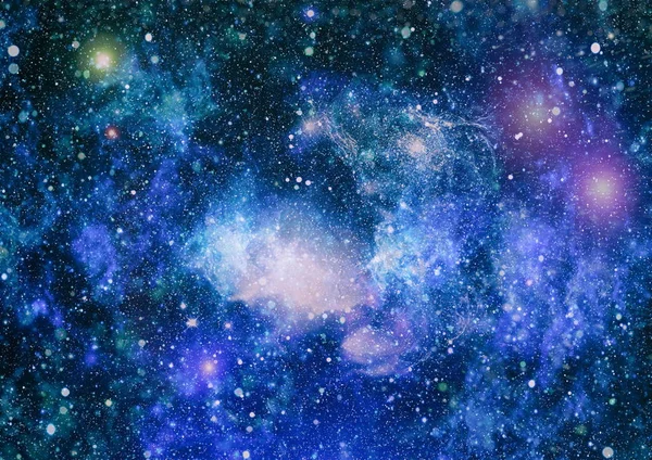 Céu Cheio Estrelas Estrelas Espaciais Estrelas Espaciais Cosmos Fundo Campo — Fotografia de Stock