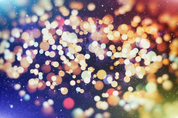 Kerstmis achtergrond, abstracte textuur, lichte bokeh achtergrond, Glitter vintage licht achtergrond. Lampjes op de achtergrond. — Stockfoto