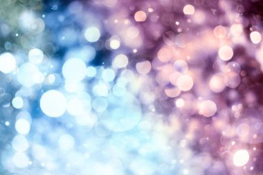Bulanık bokeh ışık arka planı, Noel ve Yeni Yıl tatilleri arka planı