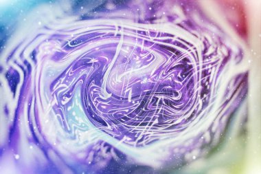 Bulanık bokeh ışık arka planı, Noel ve Yeni Yıl tatilleri arka planı