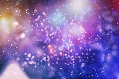 Işık kutlama arka plan ufuk altın ışıklı Noel, yeni yıl, tatil, parti için soyut