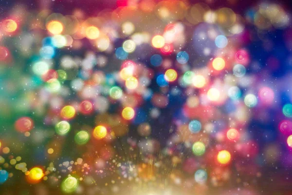 Fundo de celebração de luz abstrata com luzes douradas desfocadas para o Natal, Ano Novo, Feriado, festa — Fotografia de Stock