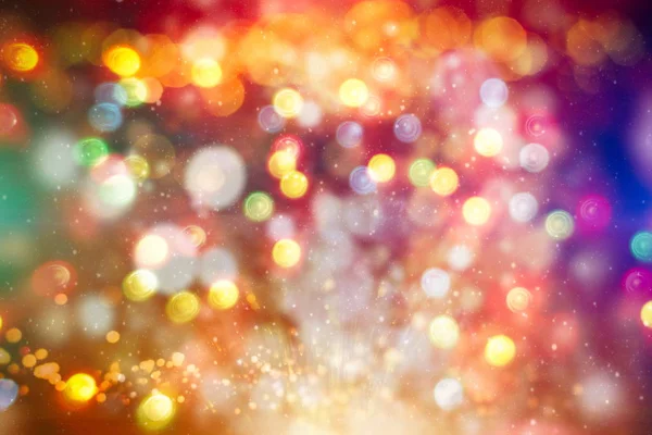 Absztrakt defocused arany fény háttérben fény ünnepe, a karácsony, újév, nyaralás, party — Stock Fotó