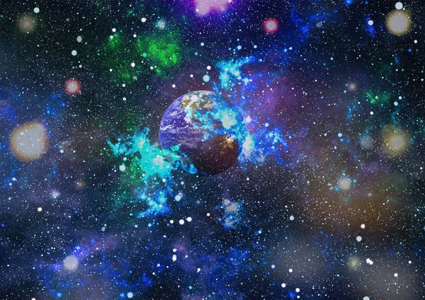 Planeten, Sterne und Galaxien im Weltall, die die Schönheit der Weltraumforschung zeigen. Von der NASA bereitgestellte Elemente — Stockfoto