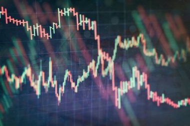 Kârın özet grafik analizi. Toplantıdaki iş planı ve performansı görmek için finansal rakamları analiz etmek