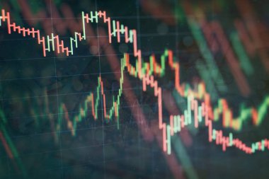 Kârın özet grafik analizi. Toplantıdaki iş planı ve performansı görmek için finansal rakamları analiz etmek