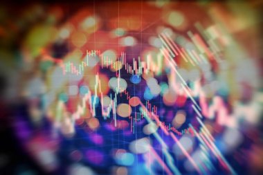 Kârın özet grafik analizi. Toplantıdaki iş planı ve performansı görmek için finansal rakamları analiz etmek