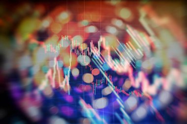 Kârın özet grafik analizi. Toplantıdaki iş planı ve performansı görmek için finansal rakamları analiz etmek