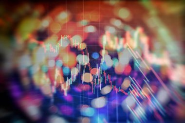 Kârın özet grafik analizi. Toplantıdaki iş planı ve performansı görmek için finansal rakamları analiz etmek