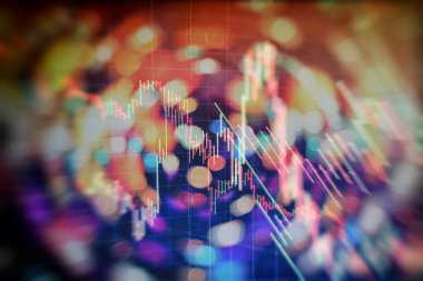 Kârın özet grafik analizi. Toplantıdaki iş planı ve performansı görmek için finansal rakamları analiz etmek