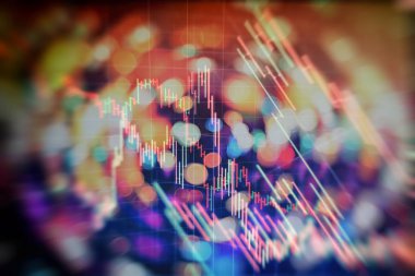 Kârın özet grafik analizi. Toplantıdaki iş planı ve performansı görmek için finansal rakamları analiz etmek