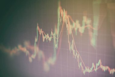 Kârın özet grafik analizi. Toplantıdaki iş planı ve performansı görmek için finansal rakamları analiz etmek