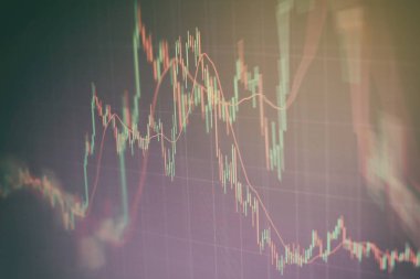 Kârın özet grafik analizi. Toplantıdaki iş planı ve performansı görmek için finansal rakamları analiz etmek