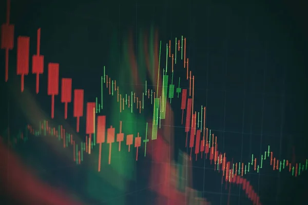 Comptabilité des analyses des graphiques récapitulatifs des bénéfices. Le plan d'affaires à la réunion et analyser les chiffres financiers pour voir la performance — Photo