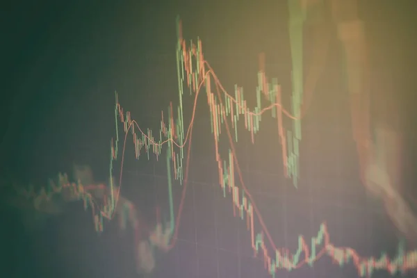 stock image accounting of profit summary graphs analysis. The business plan at the meeting and analyze financial numbers to view the performance