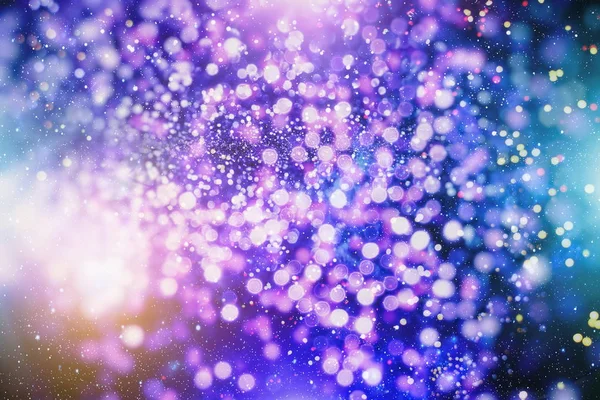 Magischer Hintergrund mit Farbe Festlichen Hintergrund mit natürlichen Bokeh und helle goldene Lichter. Vintage Magic Hintergrund — Stockfoto