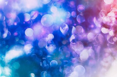 Festival arka plan. Glitter vintage ışıklar arka ışıklı defocused.