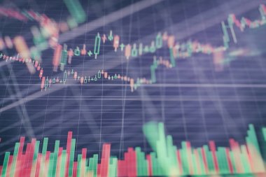 Kârın özet grafik analizi. Toplantıdaki iş planı ve performansı görmek için finansal rakamları analiz etmek