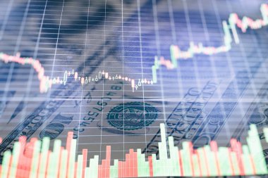 Kârın özet grafik analizi. Toplantıdaki iş planı ve performansı görmek için finansal rakamları analiz etmek