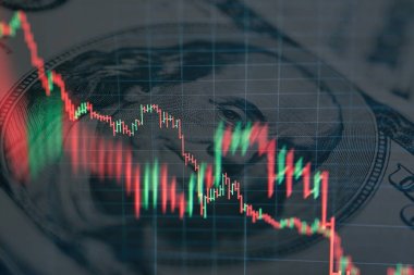 Kârın özet grafik analizi. Toplantıdaki iş planı ve performansı görmek için finansal rakamları analiz etmek
