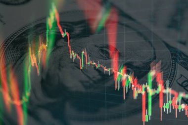Kârın özet grafik analizi. Toplantıdaki iş planı ve performansı görmek için finansal rakamları analiz etmek