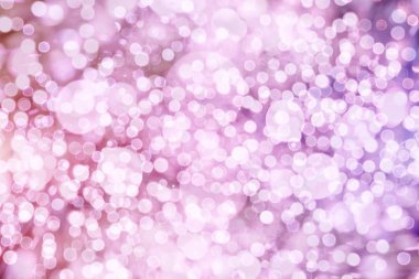 Mor ve sarı soyut arka plan .bokeh bulanık güzel parlak ışıklar Noel