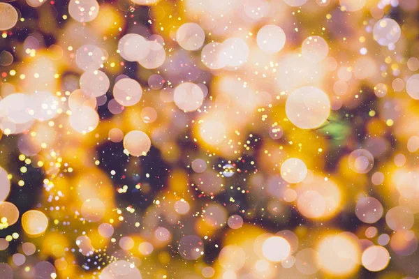 Defocused light color abstract pattern background . Abstract blurred of colorful lights in bokeh Christmas background — Stock Photo, Image
