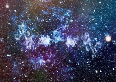 Renkli Starry Gece Gökyüzü Dış Uzay arka plan . Güzel gökyüzü arka plan