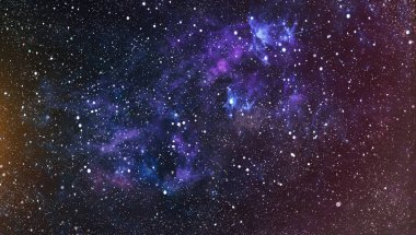 Yıldızlı starfield arka plan siyah yıldız ve uzay gökyüzü gece evren gökada