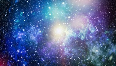 Yıldızlı starfield arka plan siyah yıldız ve uzay gökyüzü gece evren gökada